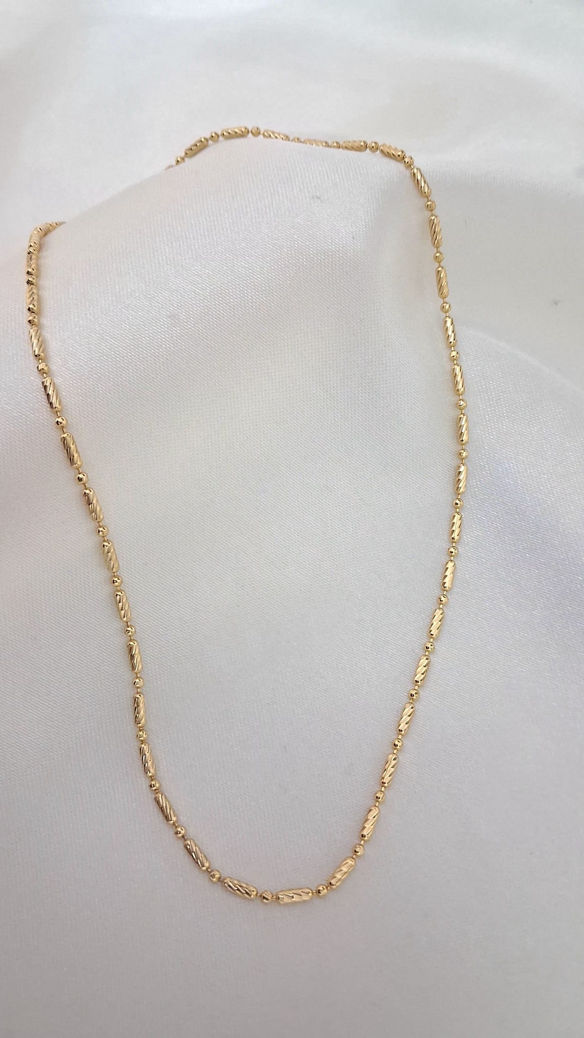 XUPING Kolye - Çubuk ve Topçuk Detaylı Zincir